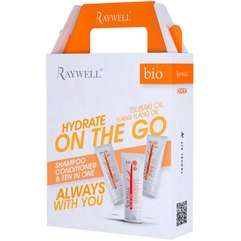Дорожній набір для зволоження волосся Raywell Bio Hidra Travel Kit, фото 