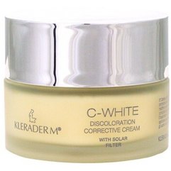 Крем відбілюючий для обличчя з транексамовою кислотою Kleraderm C-White Discoloration Corrective Cream, фото 