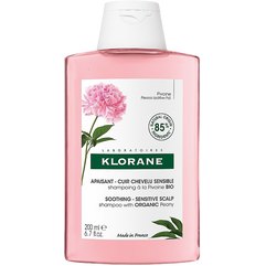 Klorane Shampoo With Peony Заспокійливий шампунь з екстрактом півонії, 200 мл., фото 