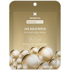 Гідрогелеві патчі для очей Sesderma Beauty Treats 24k Gold Eye Patch, фото 