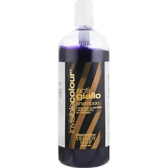 Шампунь для волосся з антижовтим ефектом для освітленого волосся Trendy Hair Invisible Color Anti Yellow Shampoo, 1000 ml, фото 
