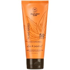 Лосьон солнцезащитный для лица на растительной основе Australian Gold Plant Based Face SPF50, 88 ml