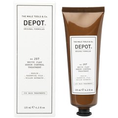 Средство для контроля жирности кожи головы Depot 207 White Clay Sebum Control Treatment, 125 ml