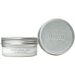 Паста для волосся з деревного вугілля сильної фіксації Depot 312 Chorcoal Paste, 75 ml