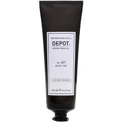 Черный гель-камуфляж для укладки волос Depot Hair Styling 307 Black Gel, 125 ml