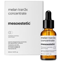 Mesoestetic Intensive Depigmenting Concentrate Melan Tran3X Інтенсивна депігментуюча сироватка, 30 мл, фото 