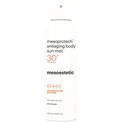 Солнцезащитный спрей для тела с антивозрастным эффектом SPF30 Mesoestetic Mesoprotech Sun Antiaging Body Mist, 200 ml