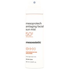 Mesoestetic Mesoprotech Sun Antiaging Facial Mist SPF50 Сонцезахисний спрей для обличчя з антивіковим ефектом, 60 мл, фото 