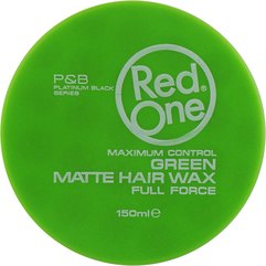 Матовий віск для волосся ультрасильної фіксації RedOne Green Matt Hair Wax, 150 ml, фото 