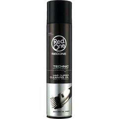 Масло-спрей для змащування ножів і чищення машинки для стрижки RedOne Hair Clipper Cleans, 200 ml, фото 