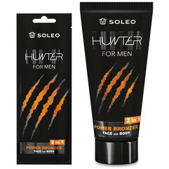 Крем для засмаги в солярії для чоловіків Soleo Hunter For Men Power Bronzer, фото 