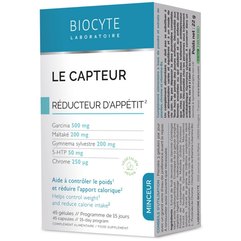 Добавка дієтична Зменшення апетиту та потягу до солодкого Biocyte Le Capteur, 45 gelules, фото 