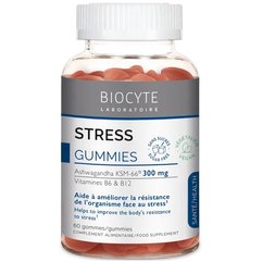 Добавка дієтична Зменшення стресу Biocyte Stress Gummies, 60 gummies, фото 