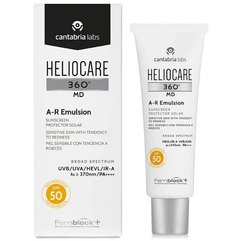 Сонцезахисна емульсія для шкіри схильної до почервонінь Cantabria Heliocare 360 MD A-R Emulsion SPF50+, 50 ml, фото 