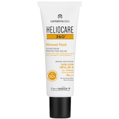 Солнцезащитный минеральный флюид Cantabria Heliocare 360 Mineral Fluid SPF50+,  50 ml