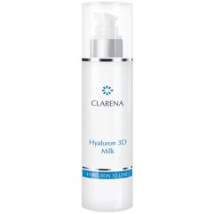 Очищающее молочко с трехмерным увлажнением Clarena Hyaluron 3D Milk, 200 ml
