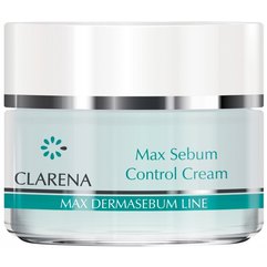 Матирующий крем нормализирующий Clarena Max Dermasebum Sebum Control Cream, 50 ml