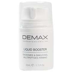Рідкий мультипептидний бустер з екзосомами та бакухіолом Demax Liquid Booster Exosomes&Bakuchiol Multipeptides Firming, 50 ml, фото 