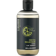 Ультралегкий шампунь для освітленого волосся Elgon I Blonde Deco & Balayage Total Low Shampoo, 250 ml, фото 