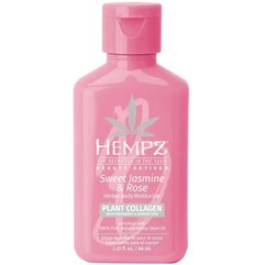 Молочко Солодкий жасмін-Троянда Hempz Sweet Jasmine & Rose Collagen Infused Herbal Body Moisturizer, фото 