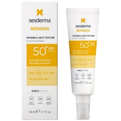 Солнцезащитный флюид для лица Sesderma Repaskin Invisible Light Texture SPF50+, 50 ml