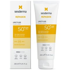 Солнцезащитный крем для тела Sesderma Repaskin Light Fluid SPF50+, 200 ml