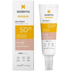 Солнцезащитный крем с тоном Sesderma Repaskin Silk Touch Color SPF50+, 50 ml