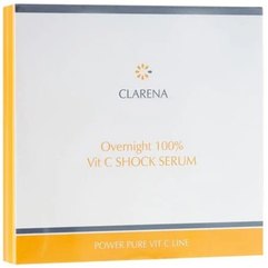 Ночная сыворотка Шоковая терапия с 100% витамином C Clarena Pure Vit C Overnight 100% Vit C Shock Serum, 10x3 ml
