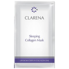 Энергетическая ночная кремовая маска Clarena Sleeping Collagen Mask, 5 ml