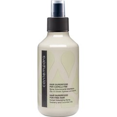 Спрей для миттєвого об'єму з маслом обліпихи і огірковим маслом Contempora Instant Volumizing Sprey Siberry and Cucumber Oils, 200 ml, фото 