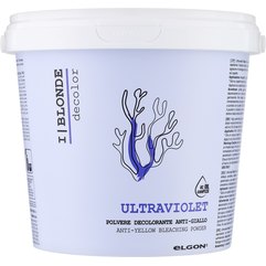 Знебарвлююча пудра фiолетова Elgon De-Color I Blonde Ultra Violet, фото 