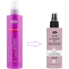 Спрей термозахист для укладання волосся Lisap Ultimate K Revitalizing Protective Styling Spray, фото 