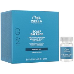 Сыворотка против выпадения волос с кофеином Wella Professionals Invigo Scalp Balance Serum, 8x6 ml