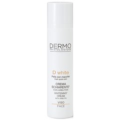 Отбеливающий освежающий крем для лица 24 ч с арбутином Dermophisiologique D White Whitening Cream with Arbutin, 50 ml