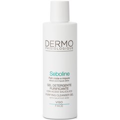 Очищающий гель для проблемной и жирной кожи Dermophisiologique Seboline Purifying Cleanser Gel, 100 ml