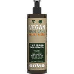 Шампунь увлажняющий для сухих и вьющихся волос Envie Vegan Linum Seed Extract Frizzy and Dry Shampoo, 500 ml