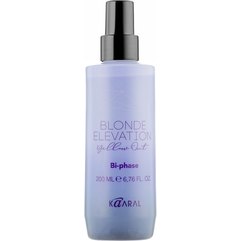 Двухфазный несмываемый спрей для осветленных волос Kaaral Blonde Elevation Yellow Out Bi-phase Spray, 200 ml