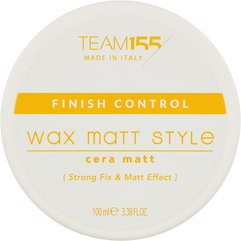 Крем-віск для укладання волосся Team 155 Finish Control Wax Matt Style, 100 ml, фото 