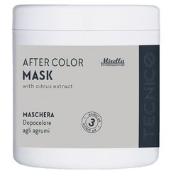 Маска для волосся після фарбування із цитрусовим екстрактом Mirella Professional After Color Mask, 1000 ml, фото 