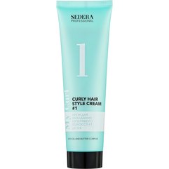 Крем для укладання кучерявого волосся легкої фіксації Sedera Professional My Curl Curly Hair Style Cream #1, 150 ml, фото 