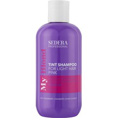 Тонирующий шампунь для светлых волос Розовый Sedera Professional My Blond Tint Shampoo For Light Hair Pink, 250 ml