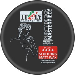 Матовый воск для волос экстрасильной фиксации Itely Hairfashion Purity Design Masterpiece Sculpting Matt Wax, 100 ml