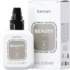 Дорогоцінна олія для живлення всіх типів волосся Kemon Haircare Beauty Oil, 100 ml, фото 