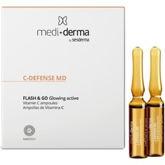 Ревитализирующая сыворотка в ампулах Mediderma C-Defense MD Revitalizing Flash Ampoules, 5*2 ml