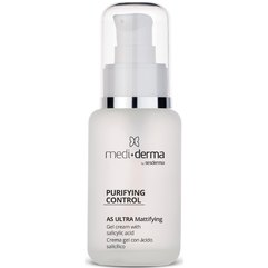 Себорегулюючий крем-гель для обличчя Mediderma Purifying Control AS Ultra Mattifying Gel Cream, 50 ml, фото 