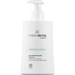 Очищуючий крем для вмивання з саліциловою кислотою Mediderma Purifying Control AS Cleanser Mousse, 200 ml, фото 