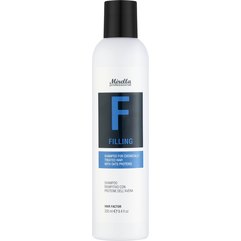 Шампунь для реконструкції хімічно обробленого волосся з вiвсом Mirella Professional F Filling Shampoo, фото 