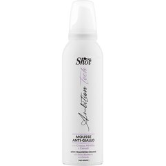 Восстанавливающий антижелтый мусс с отрубями Shot Ambition Tech Anti-Yellowing Mousse, 200 ml