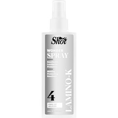 Фінішний спрей для волосся Shot Lamino-K Wonder Spray, 200 ml, фото 