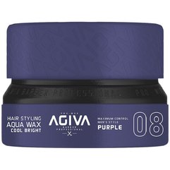 Віск для укладки волосся Agiva Cool Bright Purple Aqua Wax, 155 ml, фото 